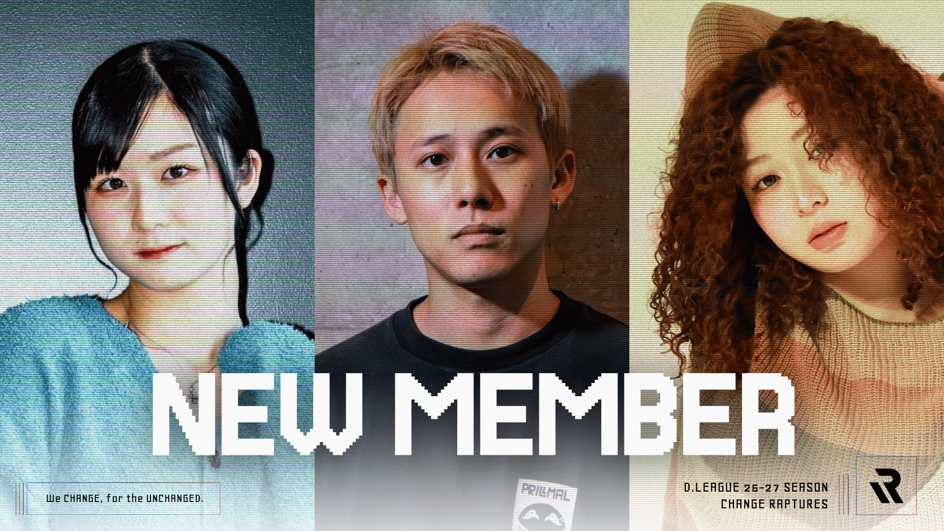 D.LEAGUEに参画中のCHANGE RAPTURES、26-27 SEASONに向けて新メンバー3